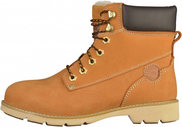 Dockers Stiefelette Leder Golden Tan Warmfutter