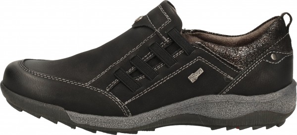 Relife Slipper Lederimitat Schwarz