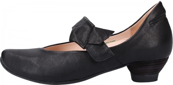 Think! Pumps Leder Schwarz