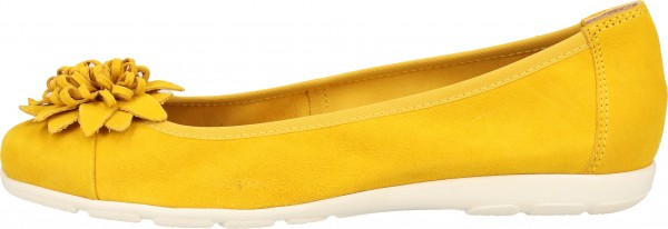 Caprice Ballerinas Leder Yellow