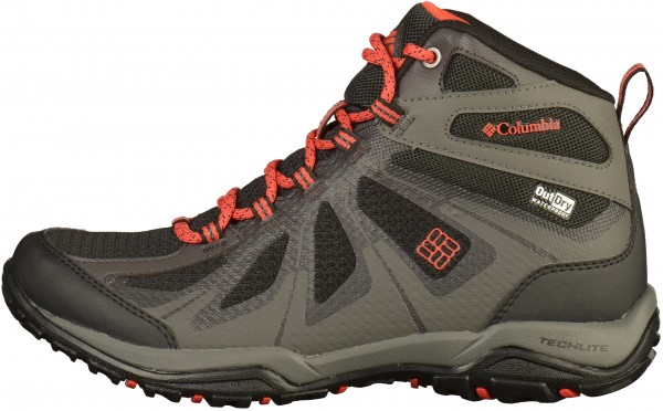 Columbia Wanderschuhe Lederimitat/Textil Schwarz