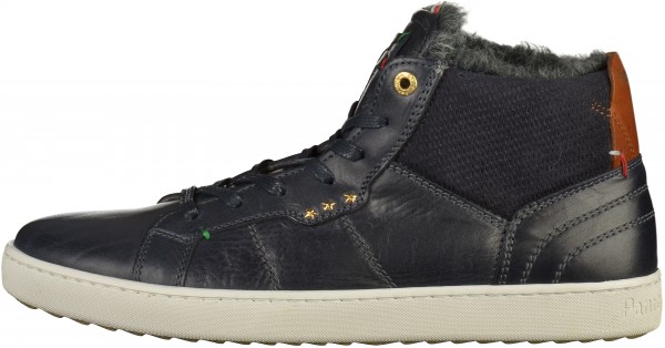Pantofola d Oro Sneaker Leder Dunkelblau Warmfutter