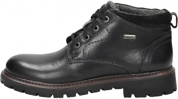 Bama Stiefelette Leder Schwarz