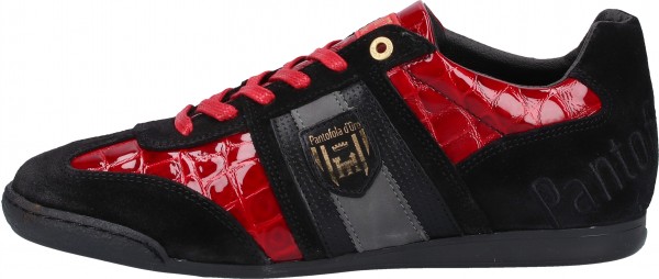 Pantofola d Oro Sneaker Leder Schwarz/Rot