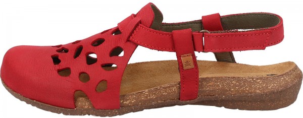 El Naturalista Clogs Leder Rot