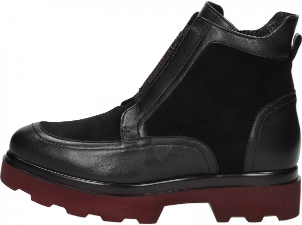 MOT-CLè Stiefelette Leder Schwarz