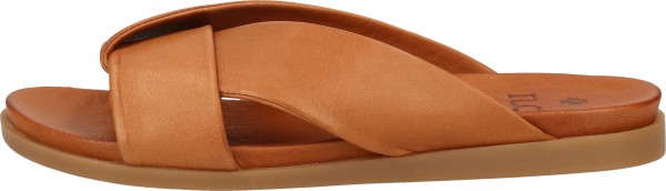ILC Pantoletten Leder Cognac