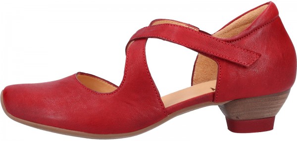 Think! Pumps Leder Rot