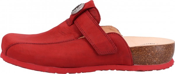Think! Clogs Leder Rot