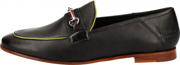 Melvin&Hamilton Slipper Leder Schwarz