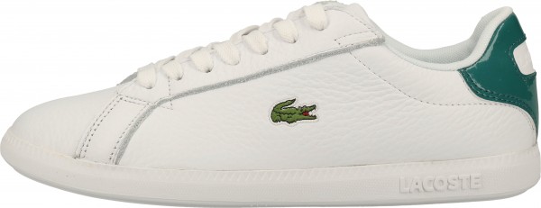 Lacoste Sneaker Leder/Synthetik Weiß/Grün