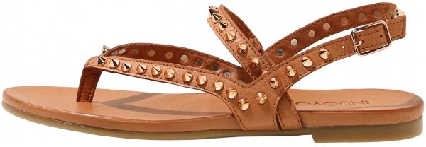 Inuovo Sandalen Leder Braun/Gold