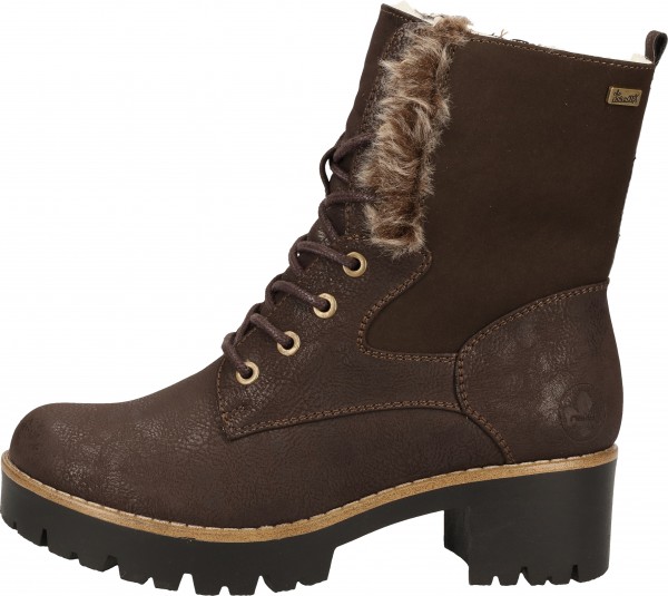Rieker Stiefelette Lederimitat/Textil Moro