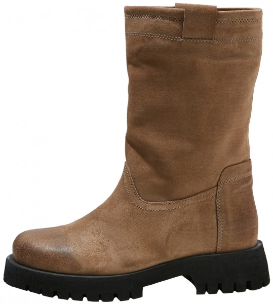 Inuovo Stiefel Veloursleder Hellbraun
