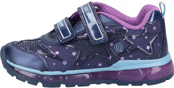 Geox Sneaker Lederimitat/Mesh Navy