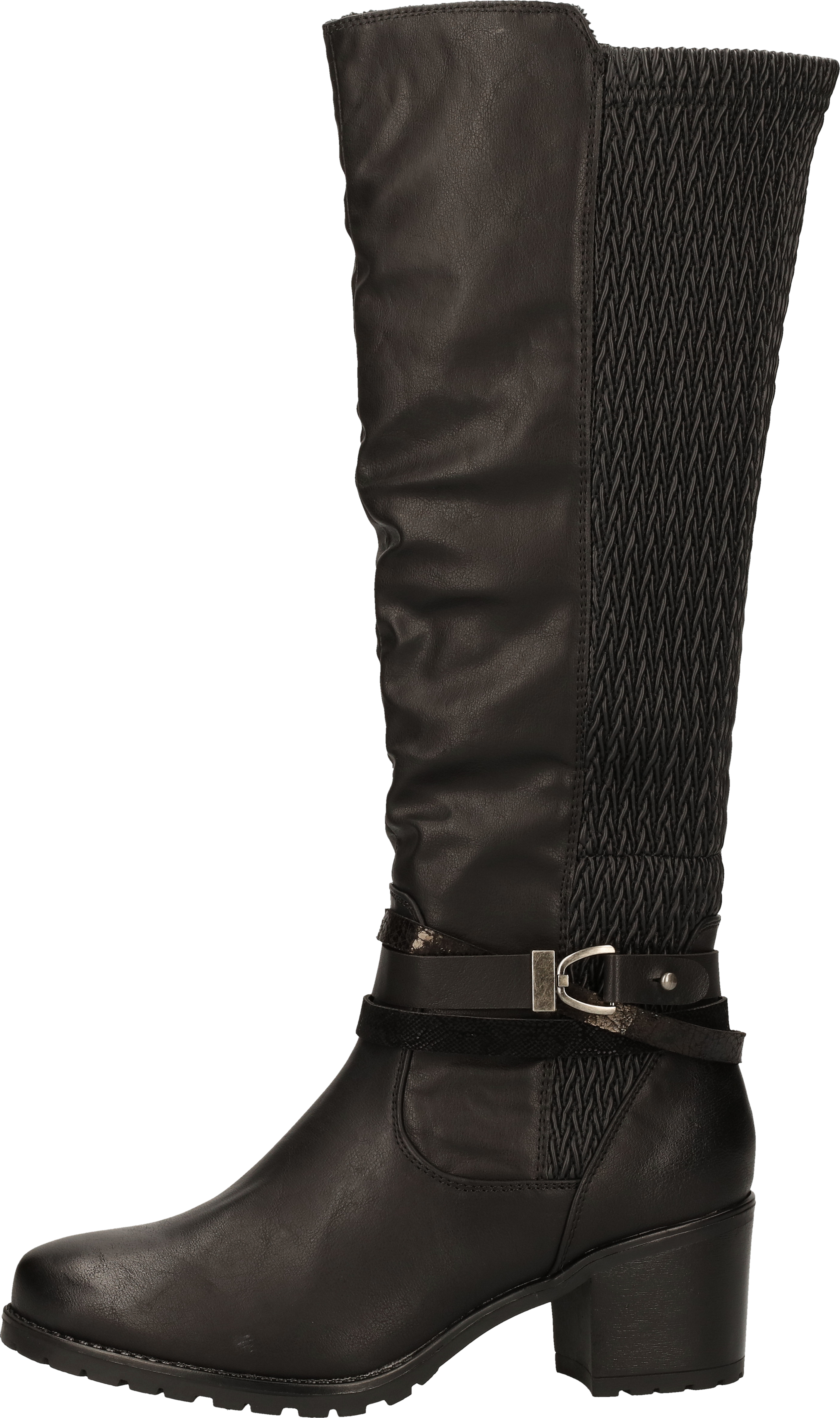Relife Boots Leather manmade black2 