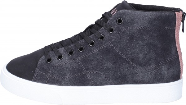 Esprit Sneaker Lederimitat Schwarz