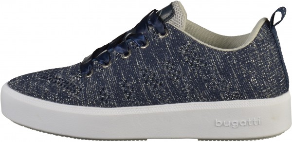 Bugatti Sneaker Textil Dunkelbau/Silber