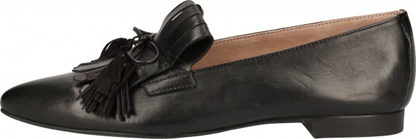 Paul Green Slipper Glattleder Schwarz