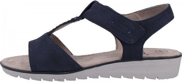 Jana Sandalen Nubukleder Navy
