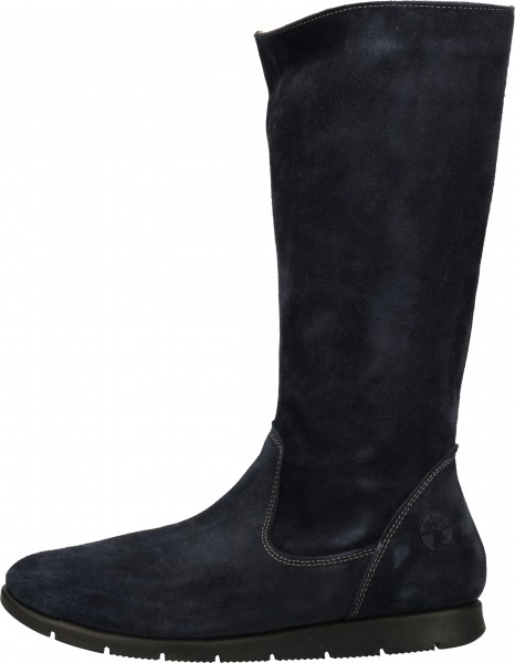 Darkwood Stiefel Veloursleder Navy
