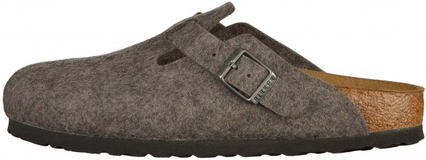 Birkenstock Boston Clogs Wolle Grau