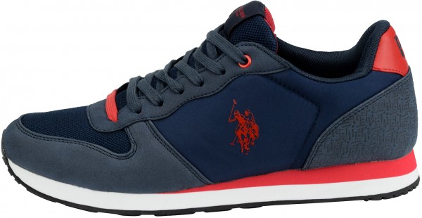U.S. Polo Assn. Sneaker Veloursleder Dunkelblau