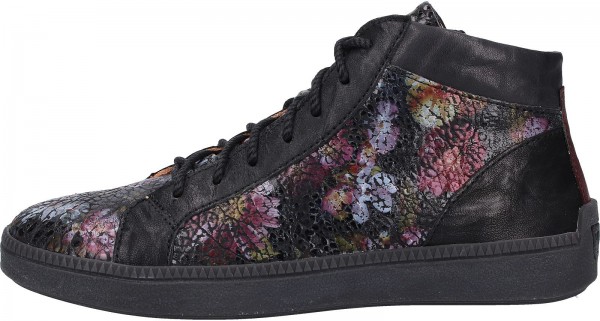 Think! Sneaker Leder Schwarz
