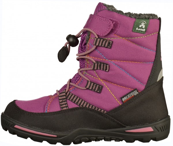 Kamik Stiefel Lederimitat/Textil Grape Warmfutter