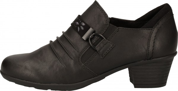 Relife Pumps Lederimitat Schwarz