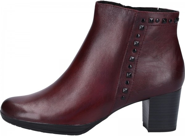 Marco Tozzi Stiefelette Leder/Textil Bordeaux
