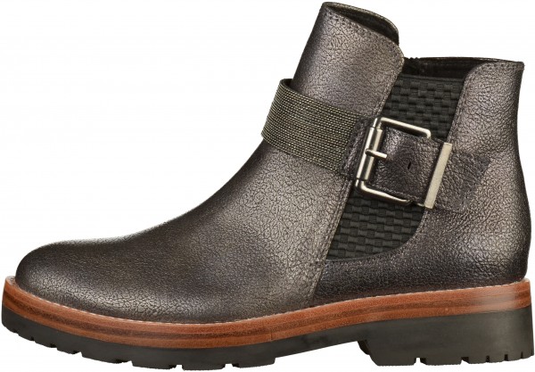Marco Tozzi Stiefelette Lederimitat Metallic