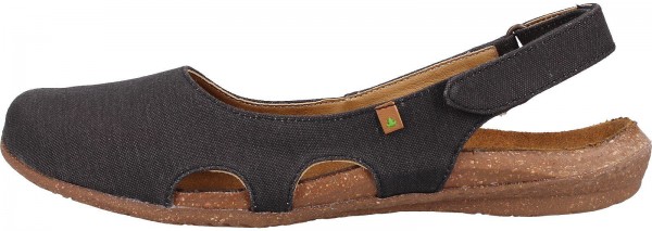 El Naturalista Sandalen Textil Schwarz