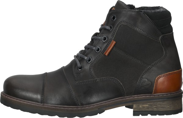 Bullboxer Booties Leather/Textile Gray 