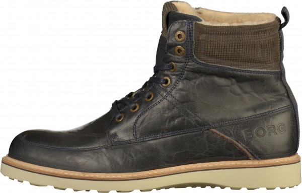 Björn Borg Stiefelette Leder Navy Warmfutter