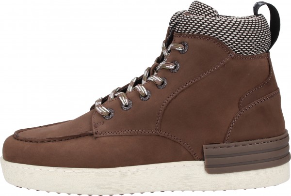 Replay Sneaker Leder/Textil Dunkelbraun