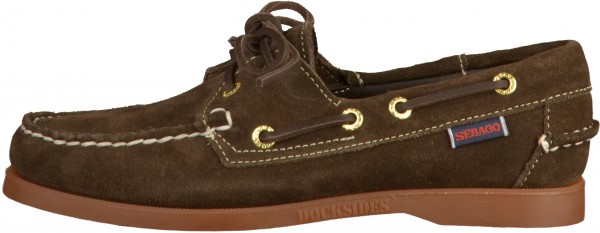 Sebago Halbschuhe Veloursleder Dunkelbraun