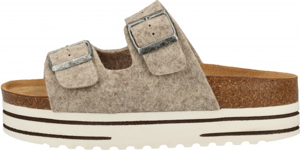 Shepherd Hausschuhe Wolle Beige