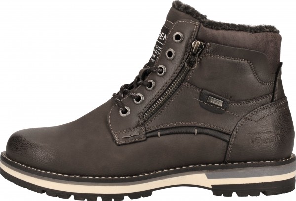 Tom Tailor Stiefelette Lederimitat Coal