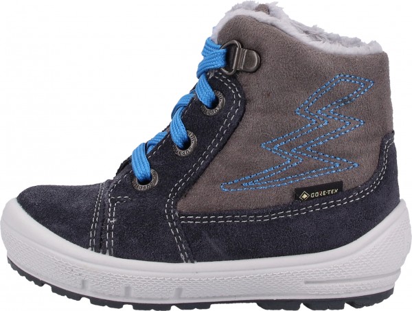 Superfit Stiefel Velourleder/Textil Grau