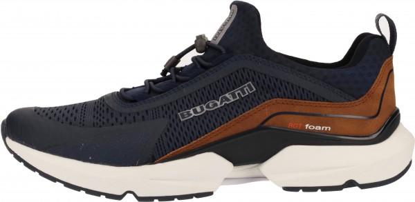 Bugatti Sneaker Lederimitat/Textil Dunkelblau