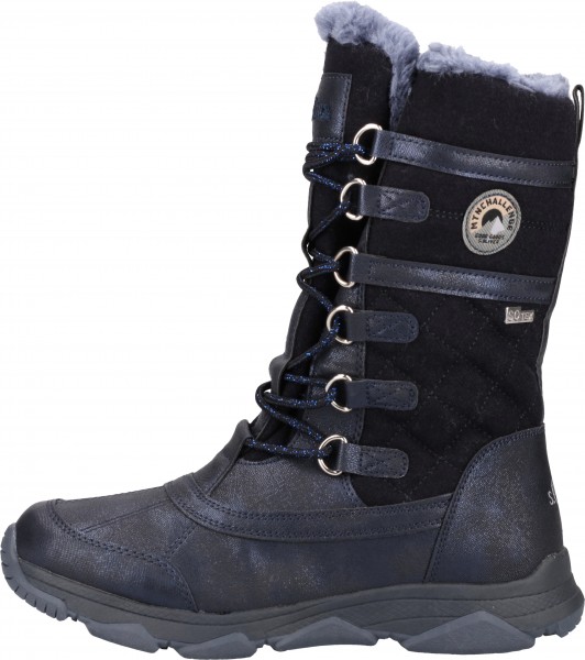 s.Oliver Stiefel Lederimitat/Textil Navy