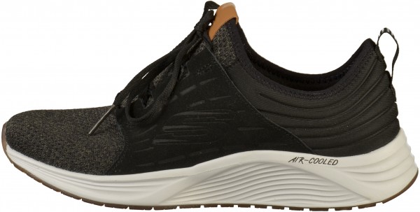 Skechers Sneaker Leder/Textil Schwarz