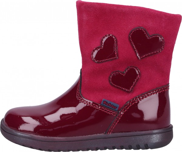 Richter Stiefelette Veloursleder burgundy