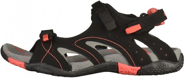 Kamik Sandalen Lederimitat Schwarz
