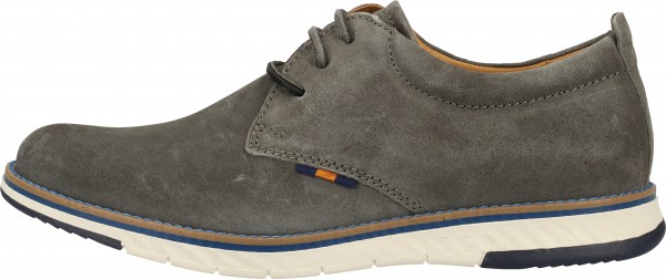 FRETZ men Halbschuhe Veloursleder Grau