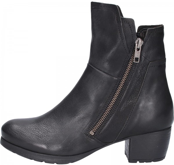 Think! Stiefelette Leder Schwarz