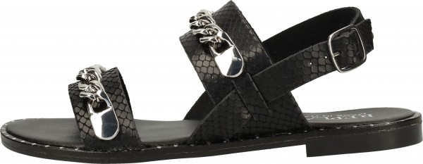 Replay Sandalen Lederimitat Schwarz