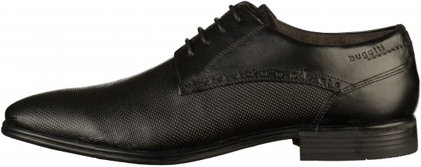 Bugatti Businessschuhe Glattleder Schwarz