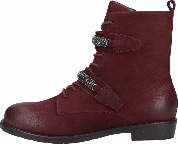 SPM Stiefelette Leder Rot